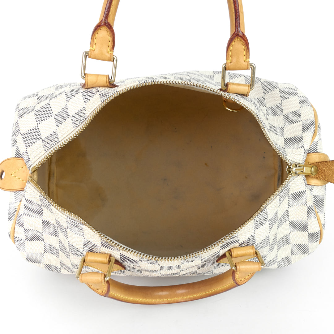 speedy 30 damier azur canvas bag