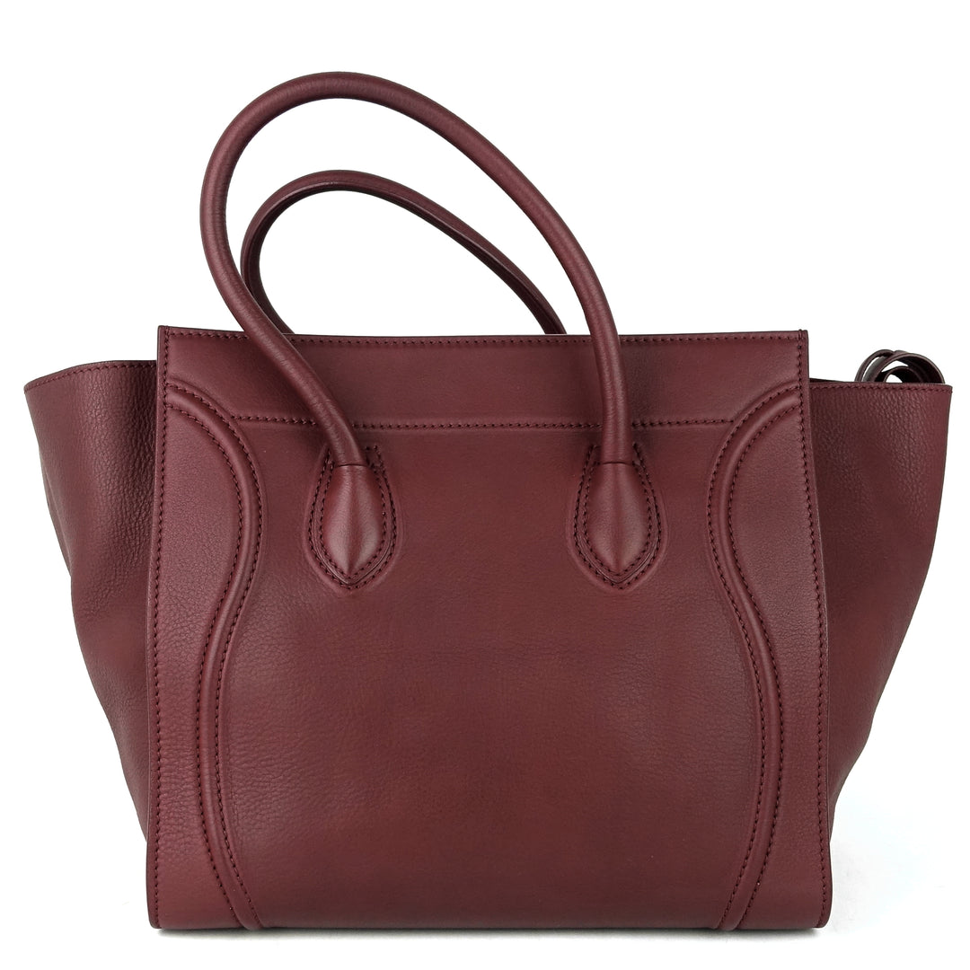 phantom medium grainy calf leather bag