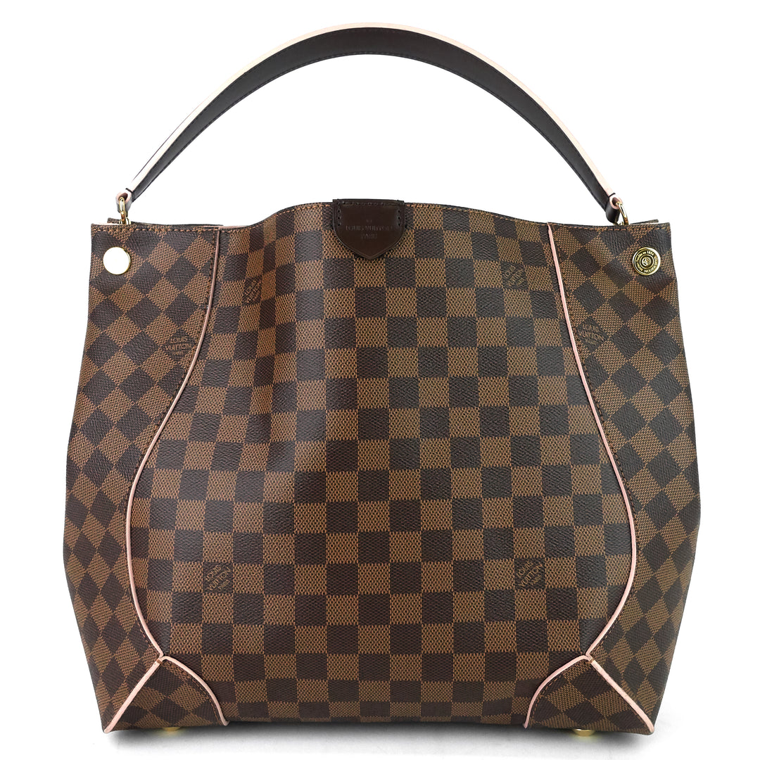 caissa damier ebene canvas hobo bag