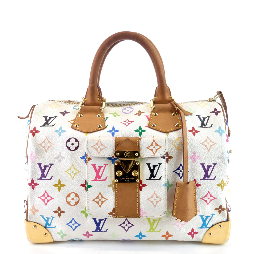 speedy 30 monogram multicolore canvas bag