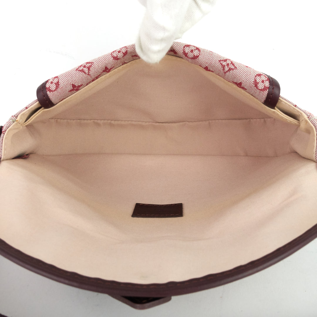 marjorie monogram mini lin canvas bag