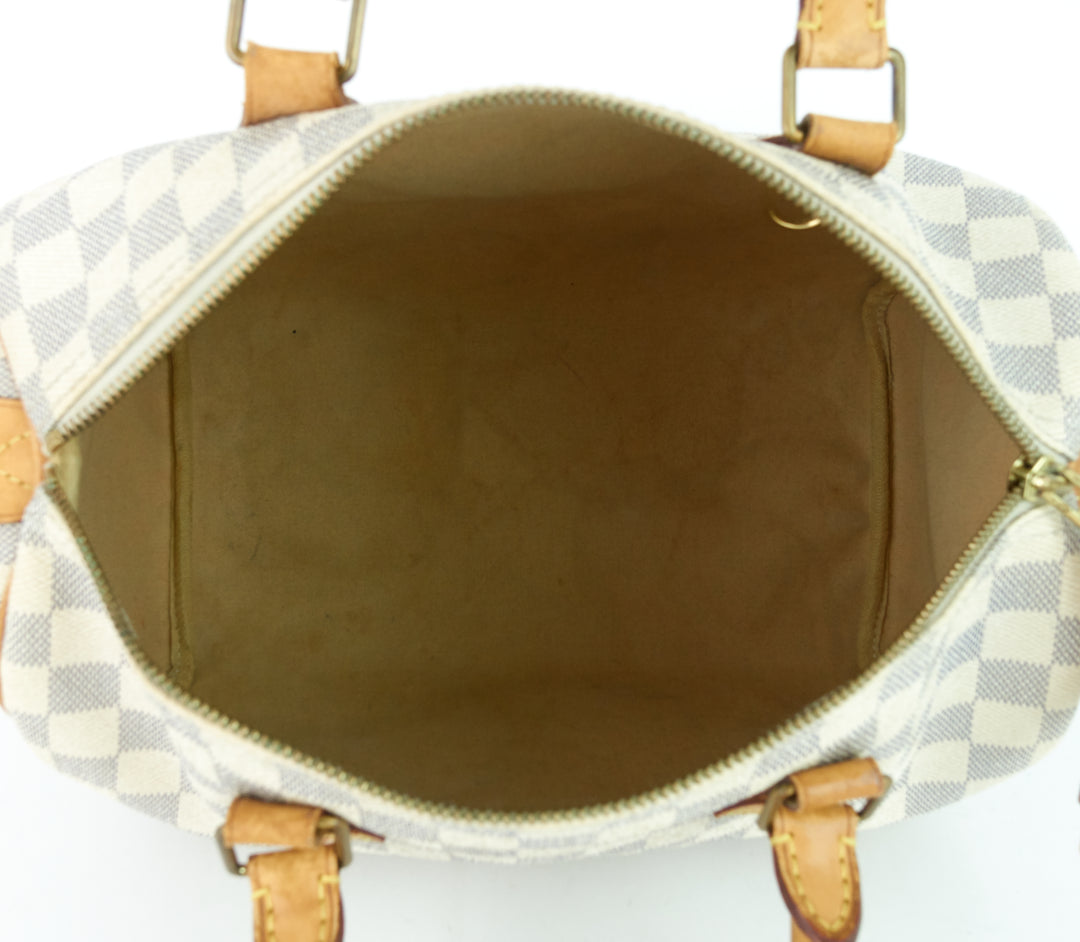 speedy 30 damier azur canvas bag