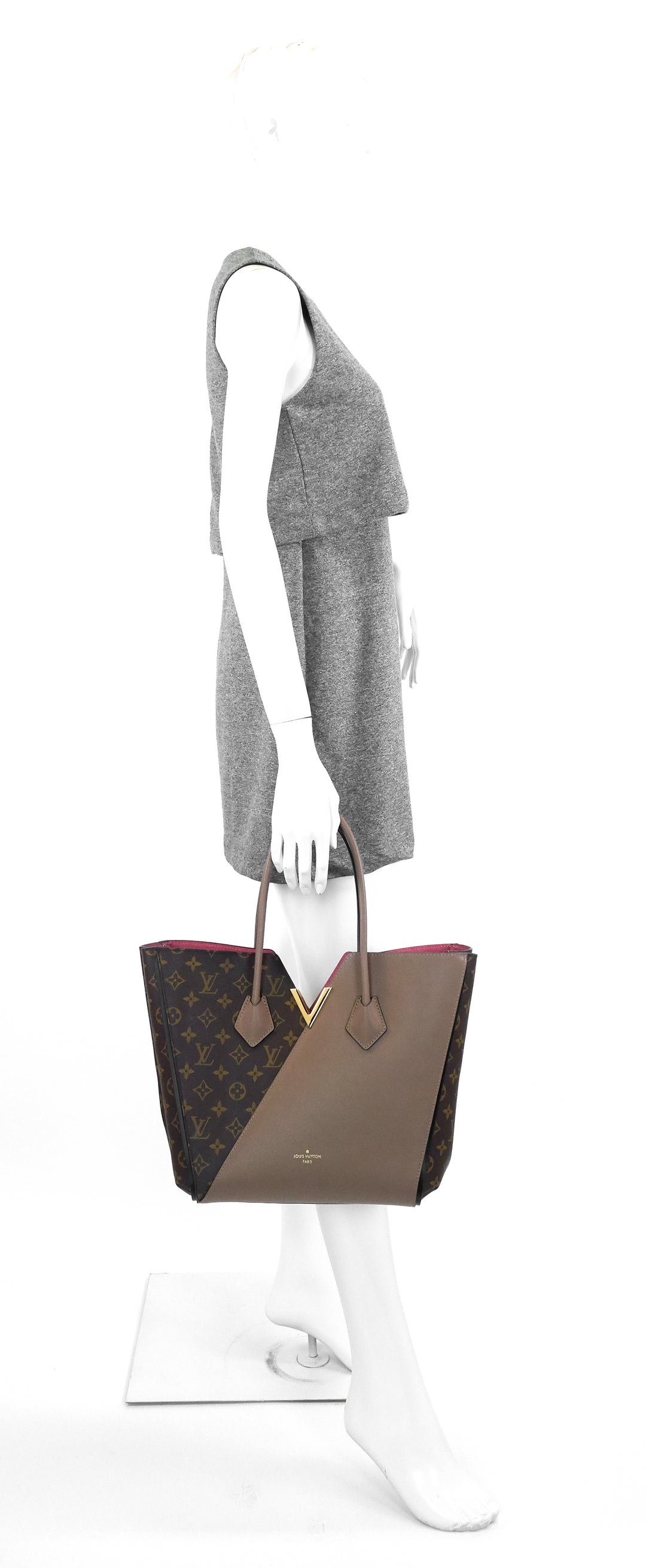 kimono mm monogram canvas taupe glace bag