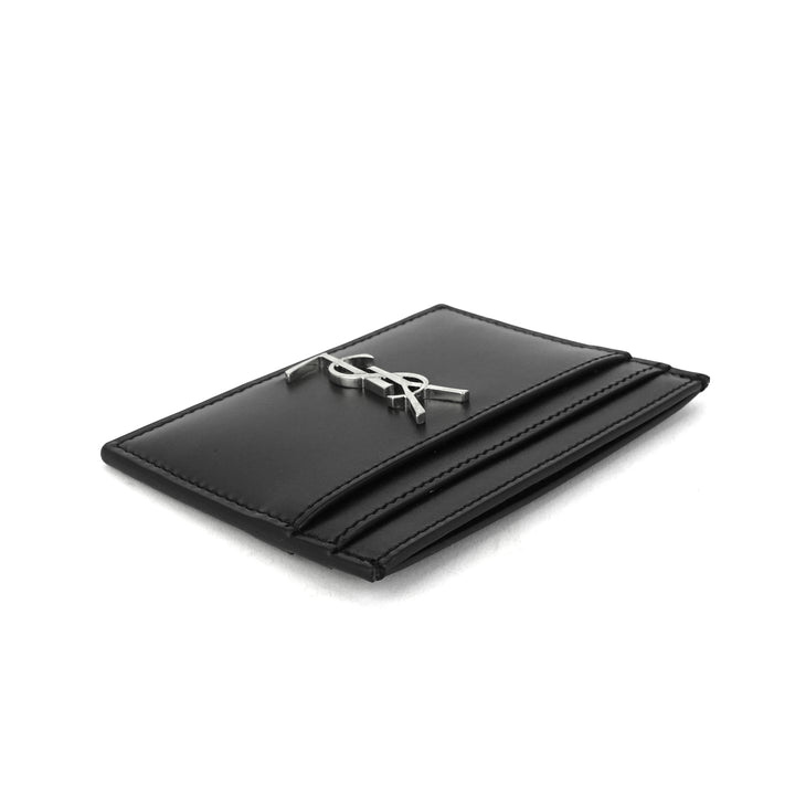 lambskin leather credit card holder