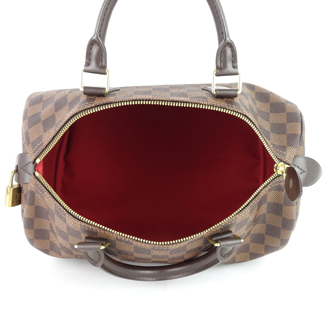 speedy 30 damier ebene canvas bag