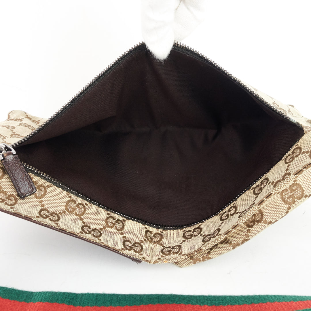 monogram canvas belt bag