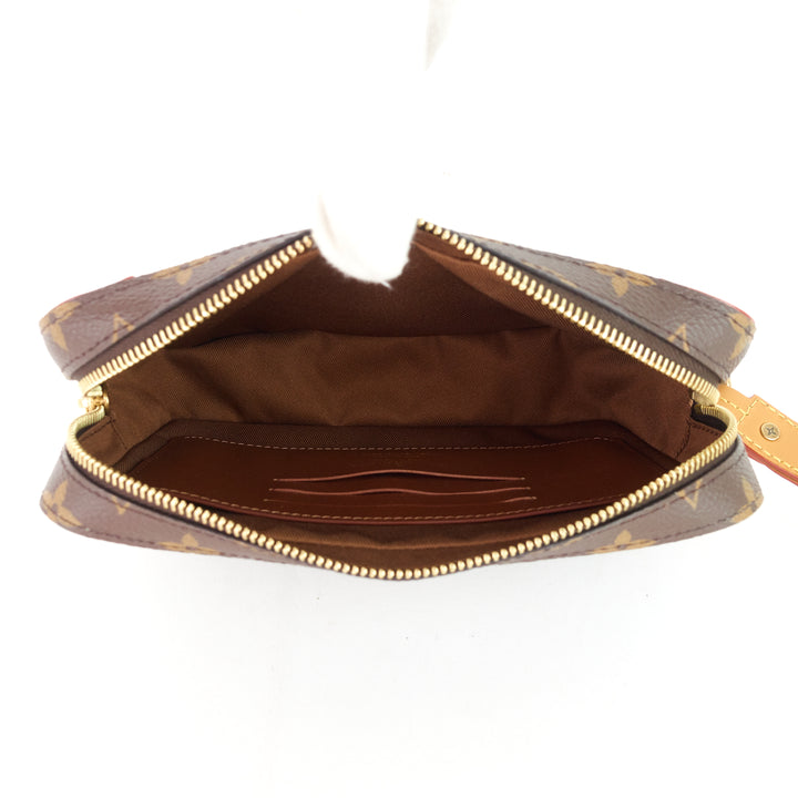 monogram canvas soft trunk pouch bag
