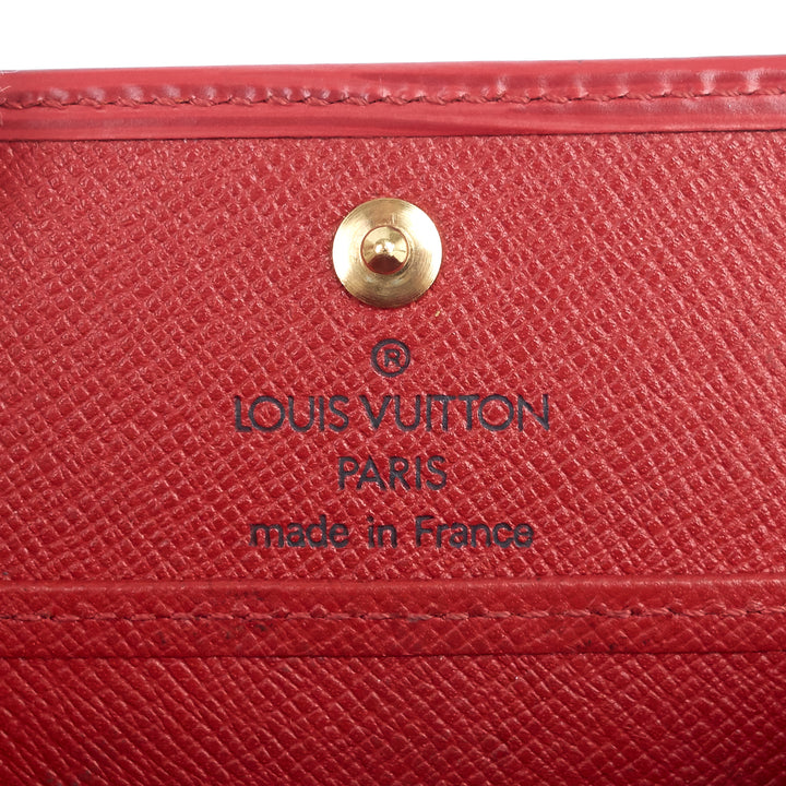 square epi leather coin pouch