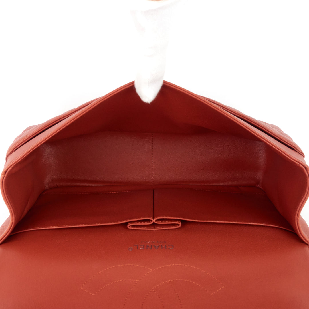 classic double flap jumbo caviar leather bag