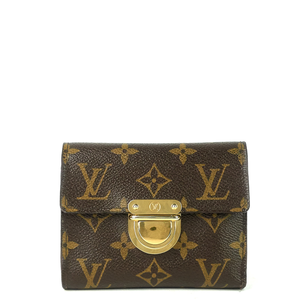 portefeuille koala trifold monogram canvas wallet