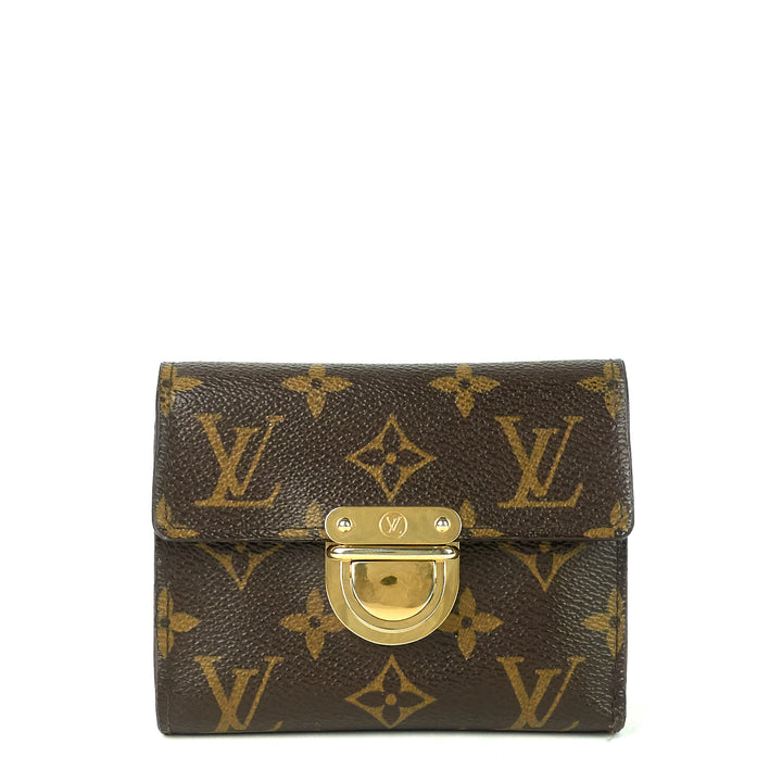 portefeuille koala trifold monogram canvas wallet