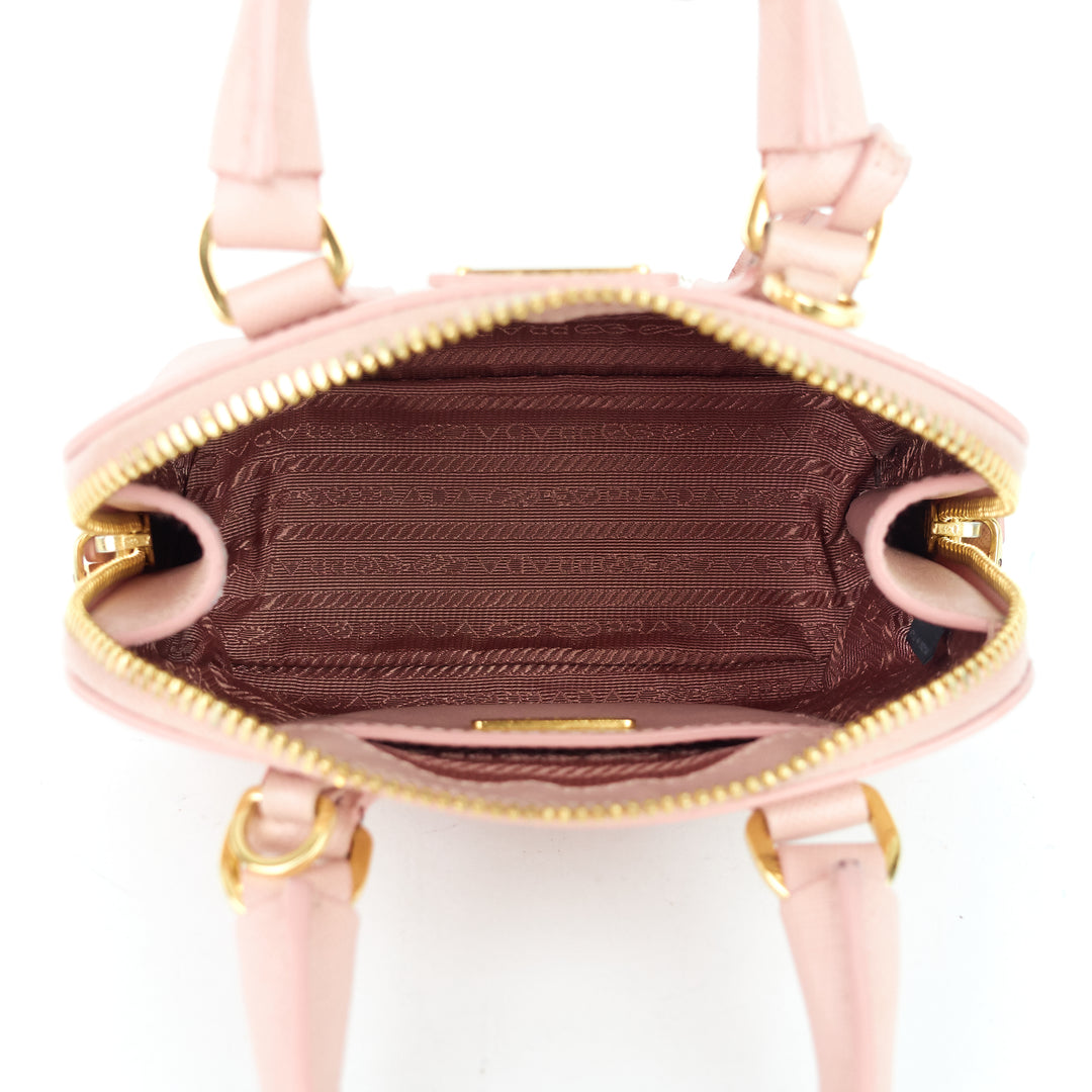 promenade mini saffiano leather bag