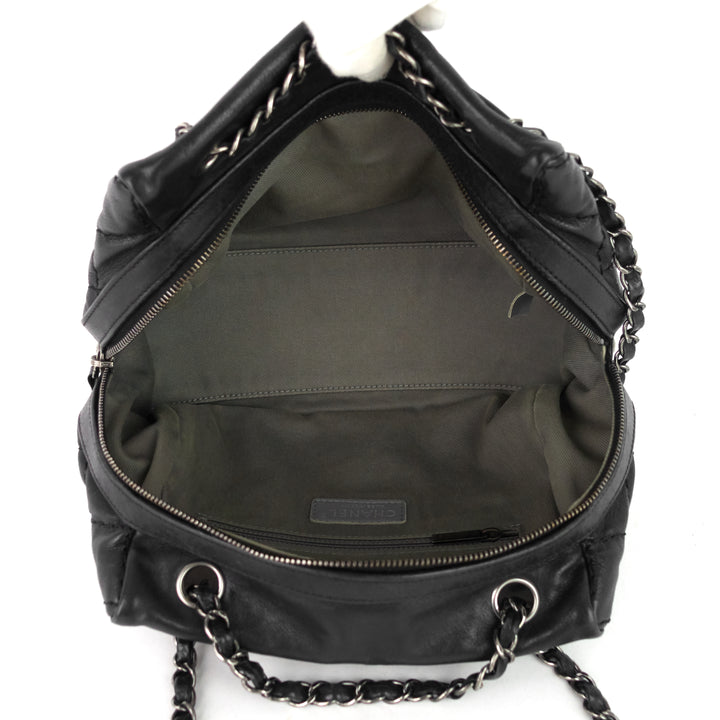 stitch it small calfskin shoulder bag
