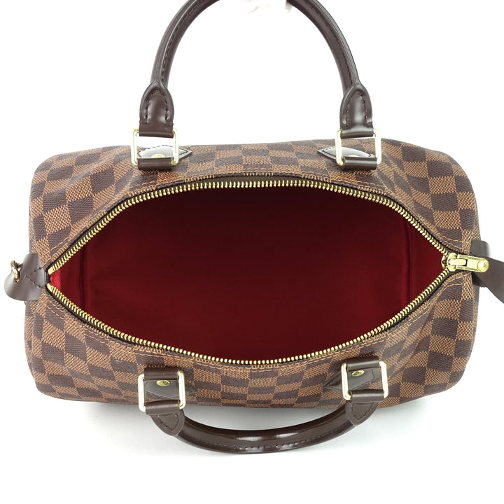 speedy 30 damier ebene canvas bag