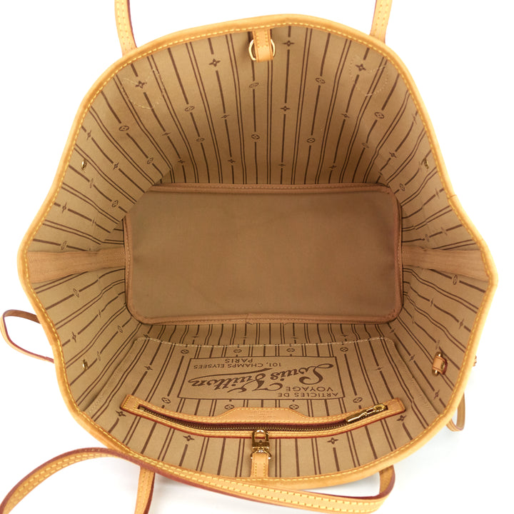 neverfull mm monogram canvas tote bag