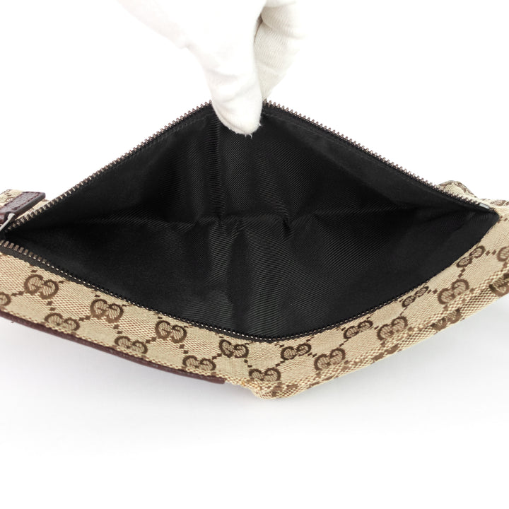 gg canvas waist belt bag