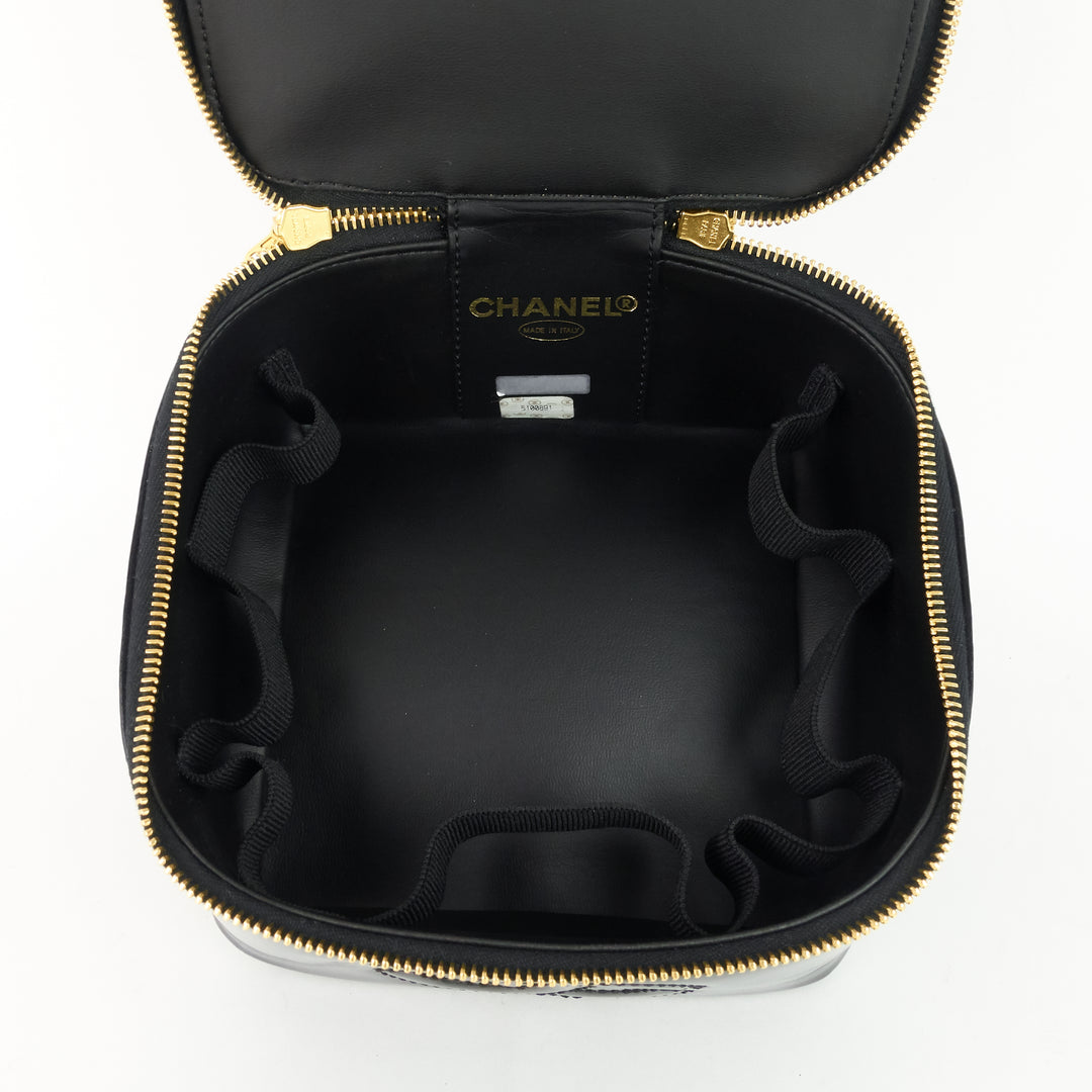 patent leather cc vanity case