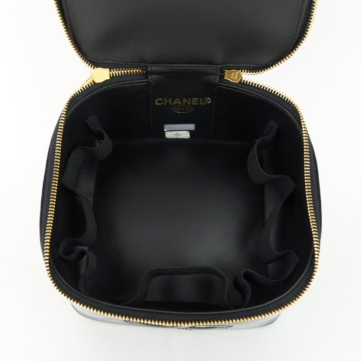 patent leather cc vanity case