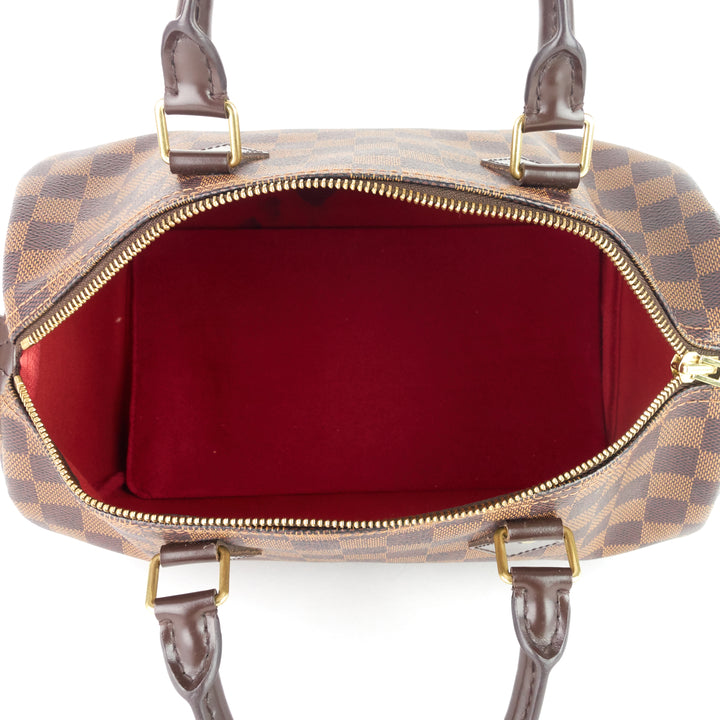 speedy 30 damier ebene canvas bag