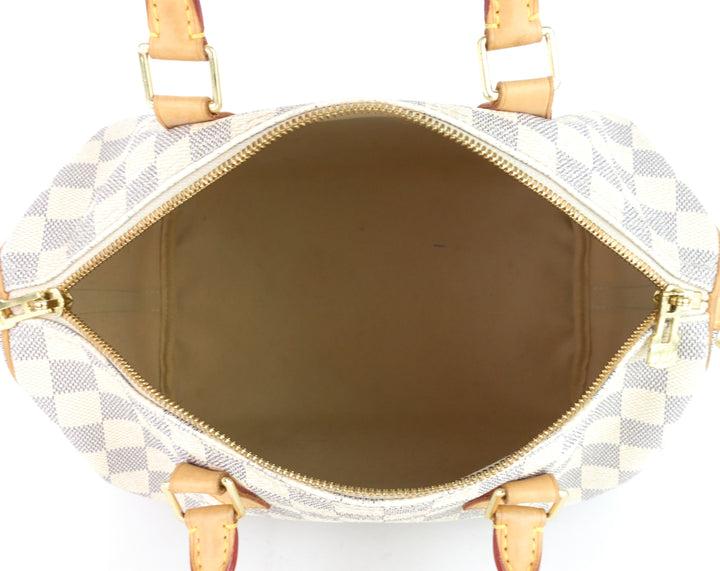 speedy 30 bandouliere damier azur canvas bag