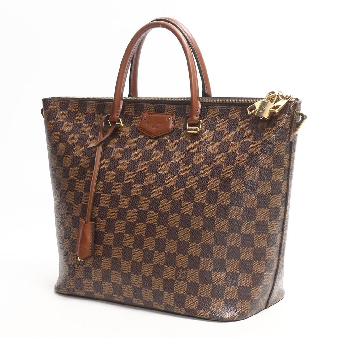 belmont damier ebene canvas bag