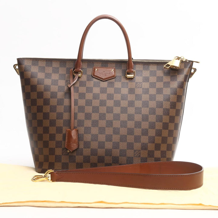 belmont damier ebene canvas bag