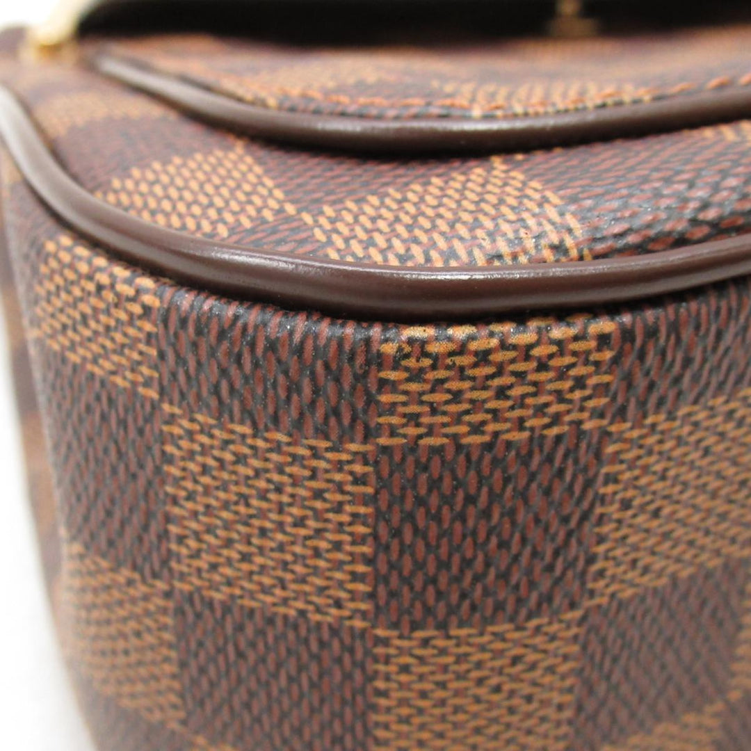 aubagne damier ebene canvas shoulder bag