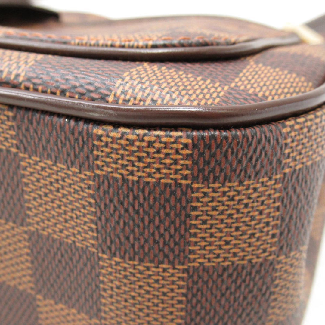 aubagne damier ebene canvas shoulder bag