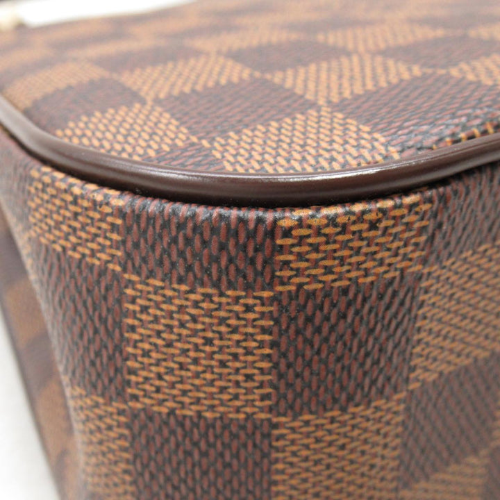 aubagne damier ebene canvas shoulder bag