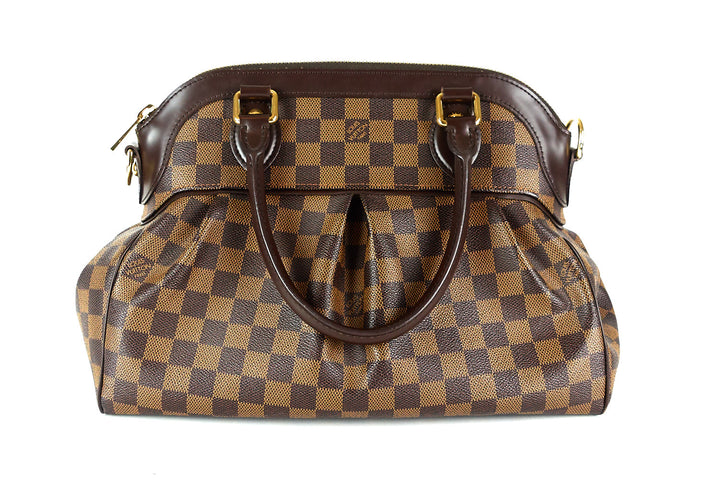 trevi pm damier ebene canvas bag