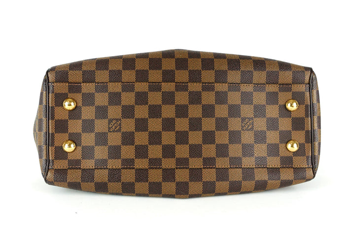trevi pm damier ebene canvas bag