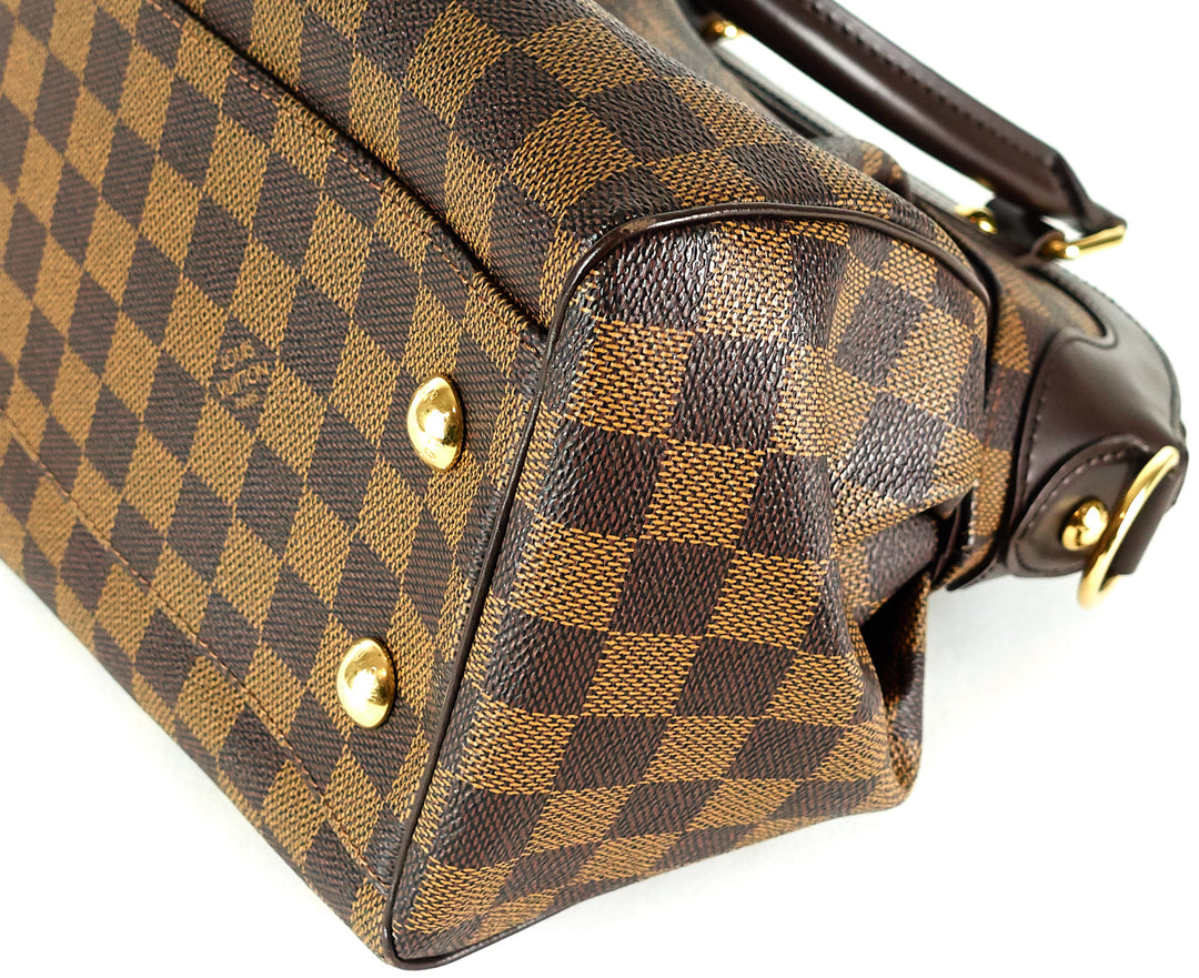 trevi pm damier ebene canvas bag
