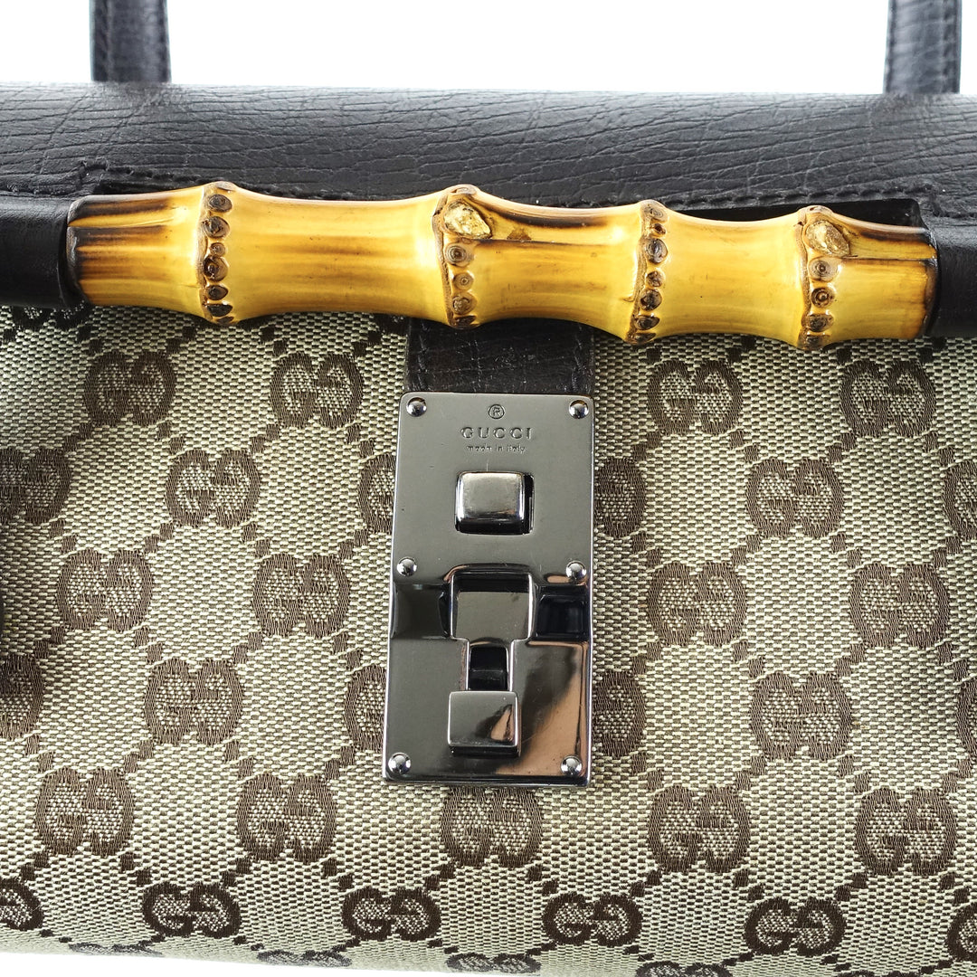 bullet monogram canvas handbag