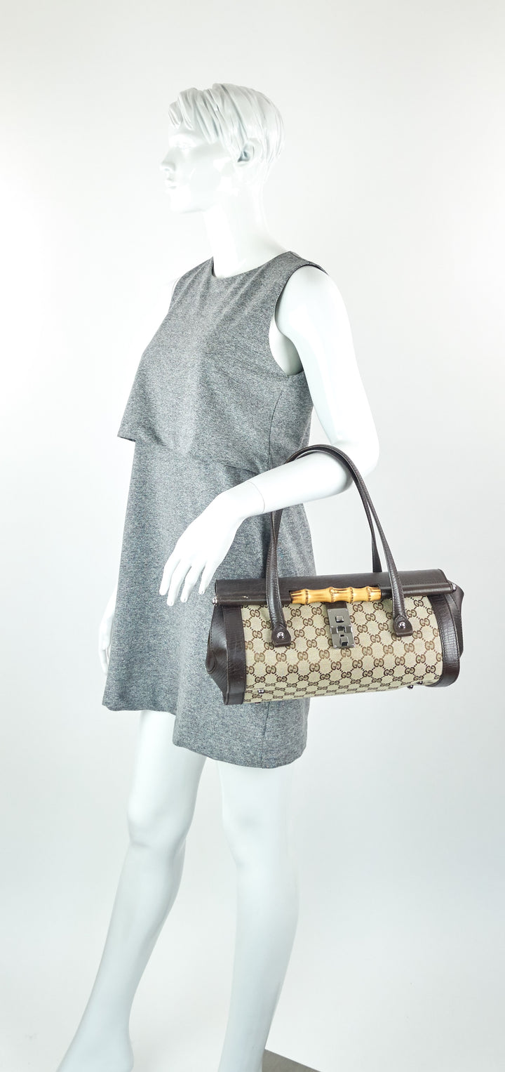 bullet monogram canvas handbag