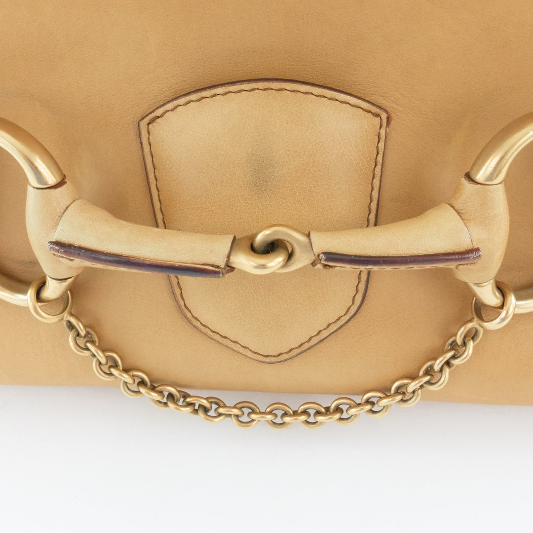 guccissima leather horsebit bag