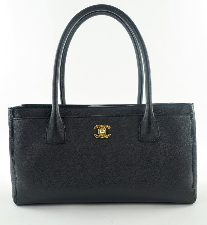 executive cerf xl caviar leather tote bag