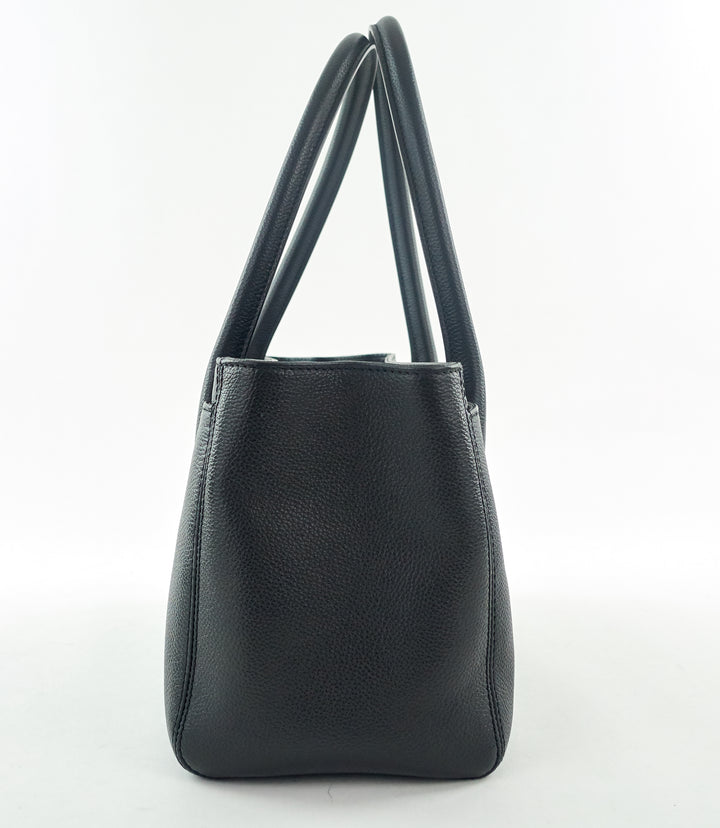 executive cerf xl caviar leather tote bag