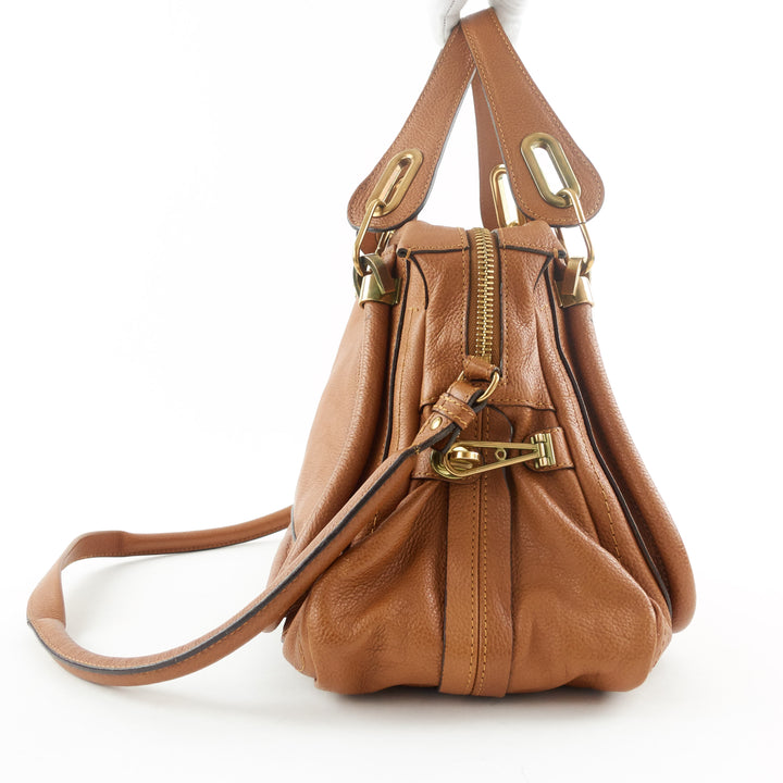 paraty leather medium shoulder bag