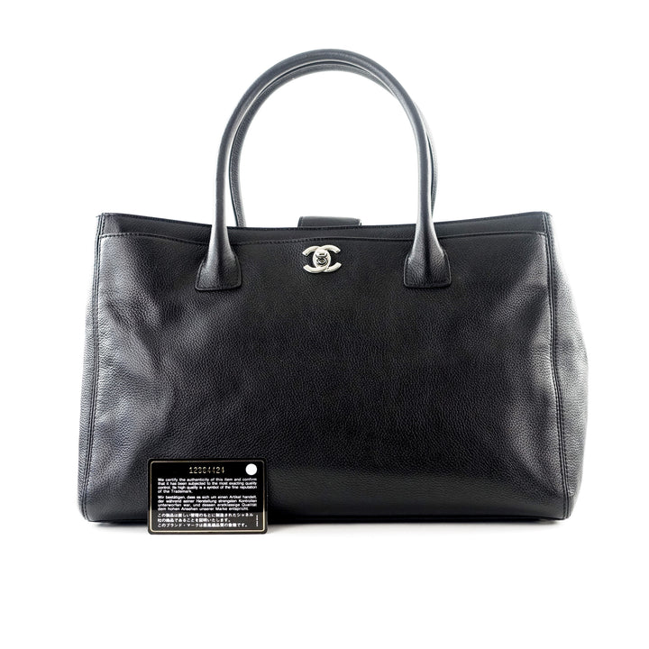 executive cerf xl caviar leather tote bag