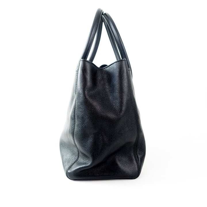 executive cerf xl caviar leather tote bag