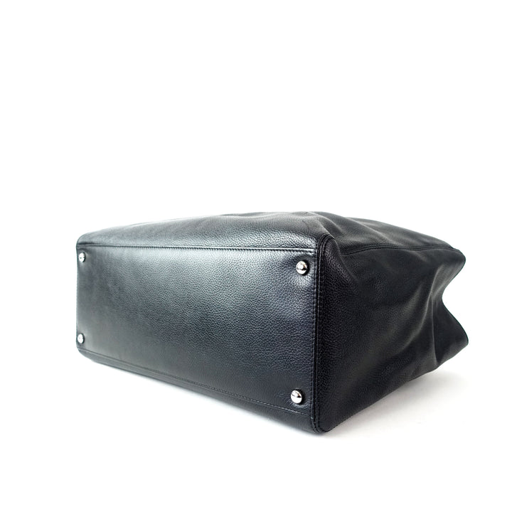 executive cerf xl caviar leather tote bag