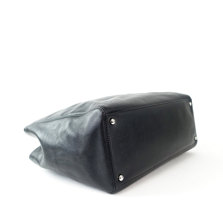 executive cerf xl caviar leather tote bag