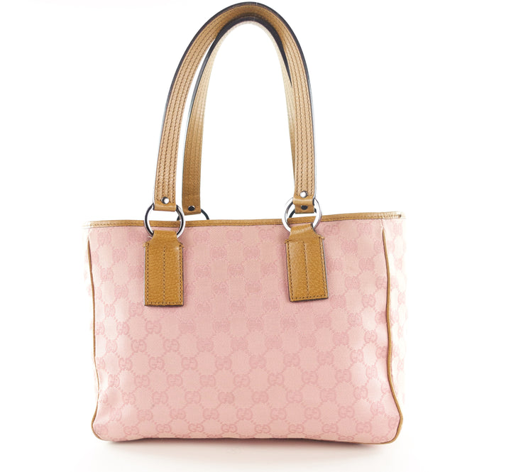 monogram canvas tote bag