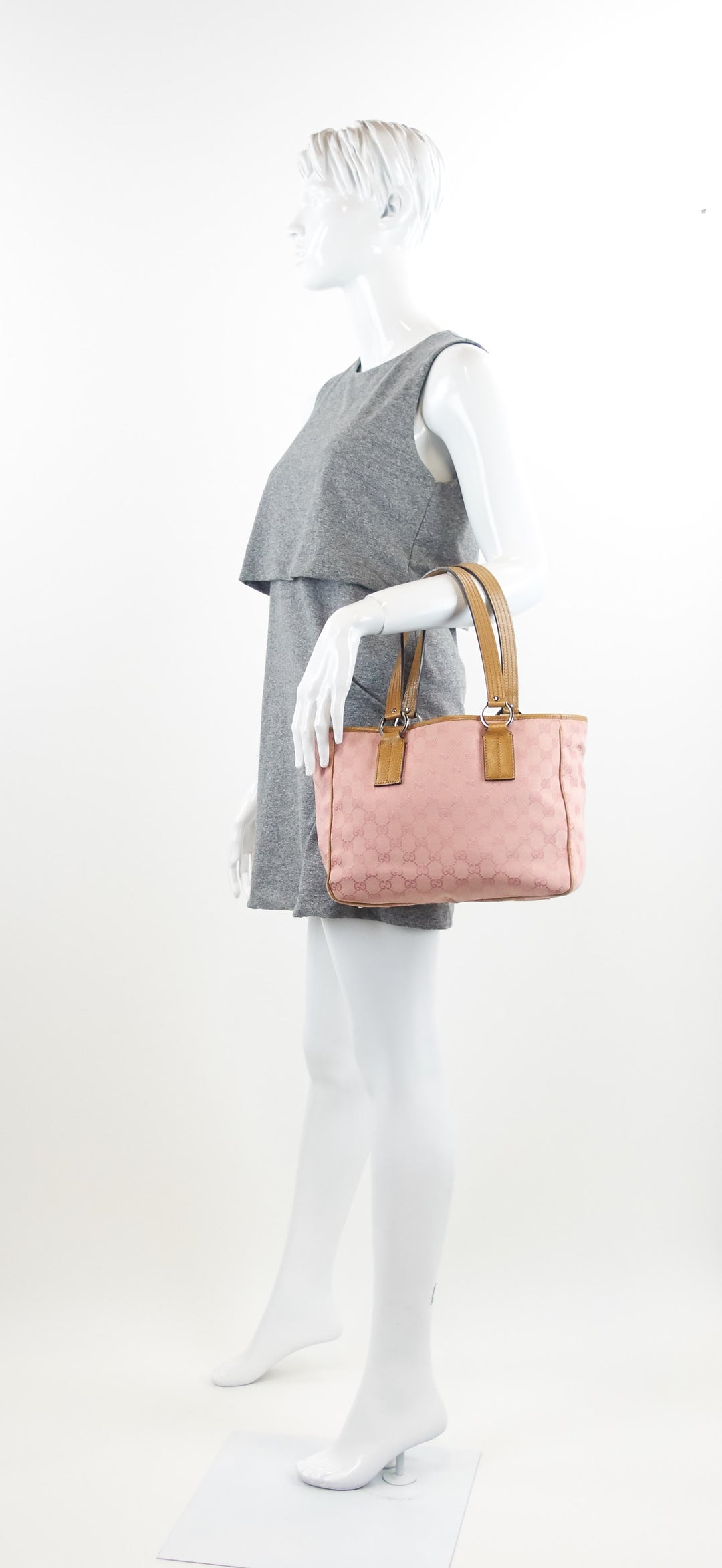 monogram canvas tote bag