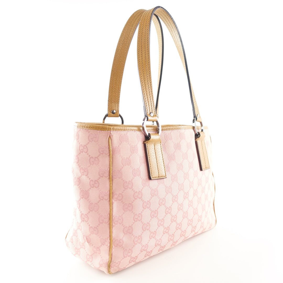 monogram canvas tote bag