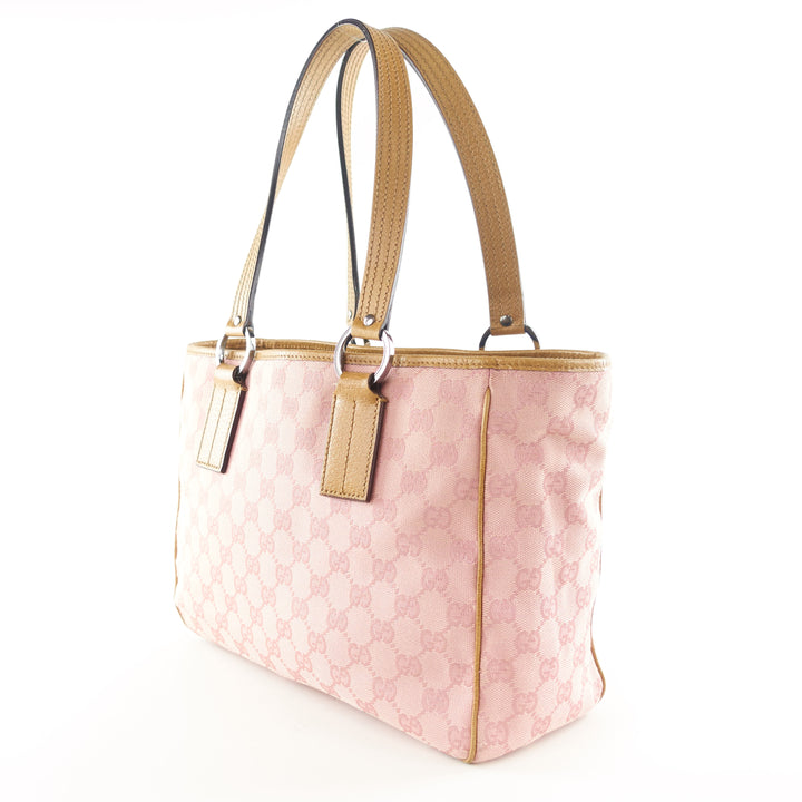 monogram canvas tote bag