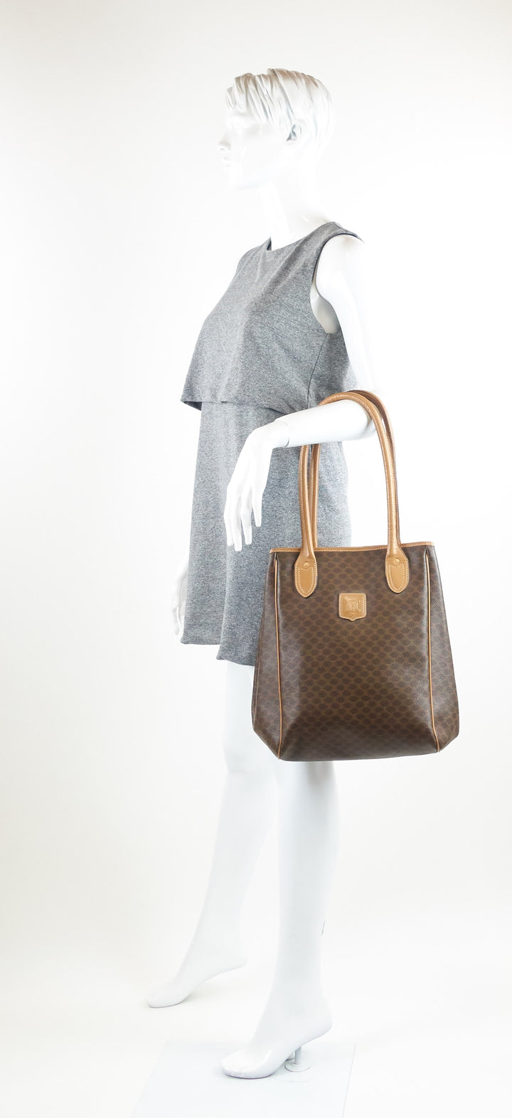 coated canvas tote bag