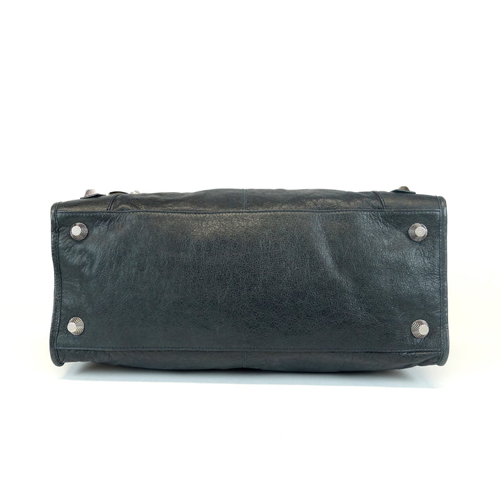 giant 21 agneau leather work bag