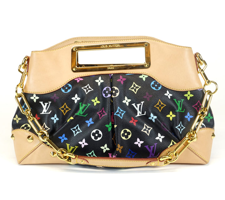 judy mm multicoloured monogram canvas handbag