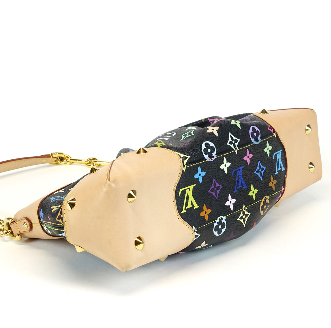judy mm multicoloured monogram canvas handbag
